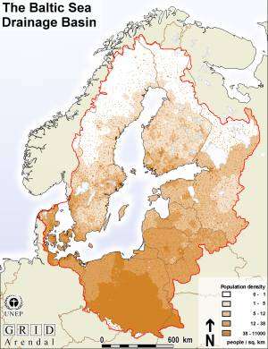 Baltic Sea- - Limited water turnover - Cold water, ice cover - High human densities in portions of