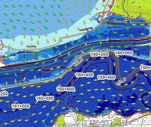 Numeryczne modelowanie hydrodynamiczne Nysy Łużyckiej Wyniki Dla HQ10, HQ20, HQ50, HQ100 i HW2010