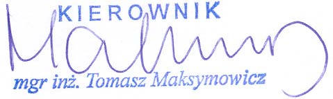 Jednostka aprobująca: Centralny Ośrodek Badawczo - Rozwojowy Techniki Instalacyjnej "INSTAL" PL 02-656 Warszawa Ul. Ksawerów 21 Tel.