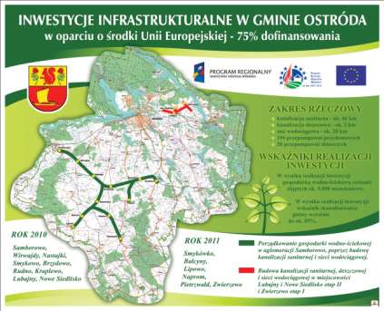 10 Biuletyn informacyjny Urzędu Gminy Ostróda grudzień 2010 WIELKIE PIENIĄDZE DLA GMINY OSTRÓDA Porządkowanie gospodarki wodno-ściekowej w aglomeracji Samborowo Obecnie na terenie Gminy Ostróda trwa