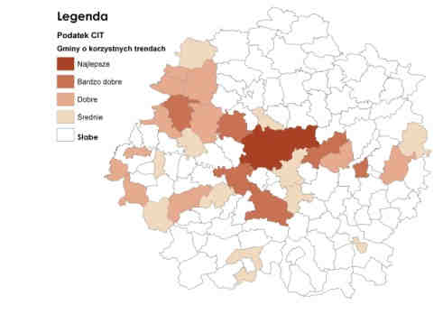 Analiza trendów podsumowanie dojazdy do pracy sektor usługowy PIT sektor przemysłowy CIT sektor MSP Podsumowanie Kraków zdecydowanym liderem regionu silny wpływ miasta na atrakcyjność gmin
