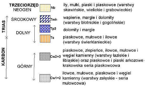 Niewielki, północnowschodni fragment obszaru znajduje się w granicach udokumentowanego złoża węgla kamiennego i metanu jako kopaliny towarzyszącej Lędziny oraz udokumentowanego złoża metanu Lędziny