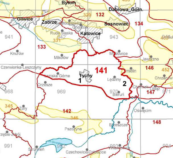 2.1.4 Warunki hydrogeologiczne Teren miasta, zgodnie z regionalizacją hydrogeologiczną zwykłych wód podziemnych ( Mapa geologiczna Polski 1: 50 000), według Paczyńskiego należy do regionu
