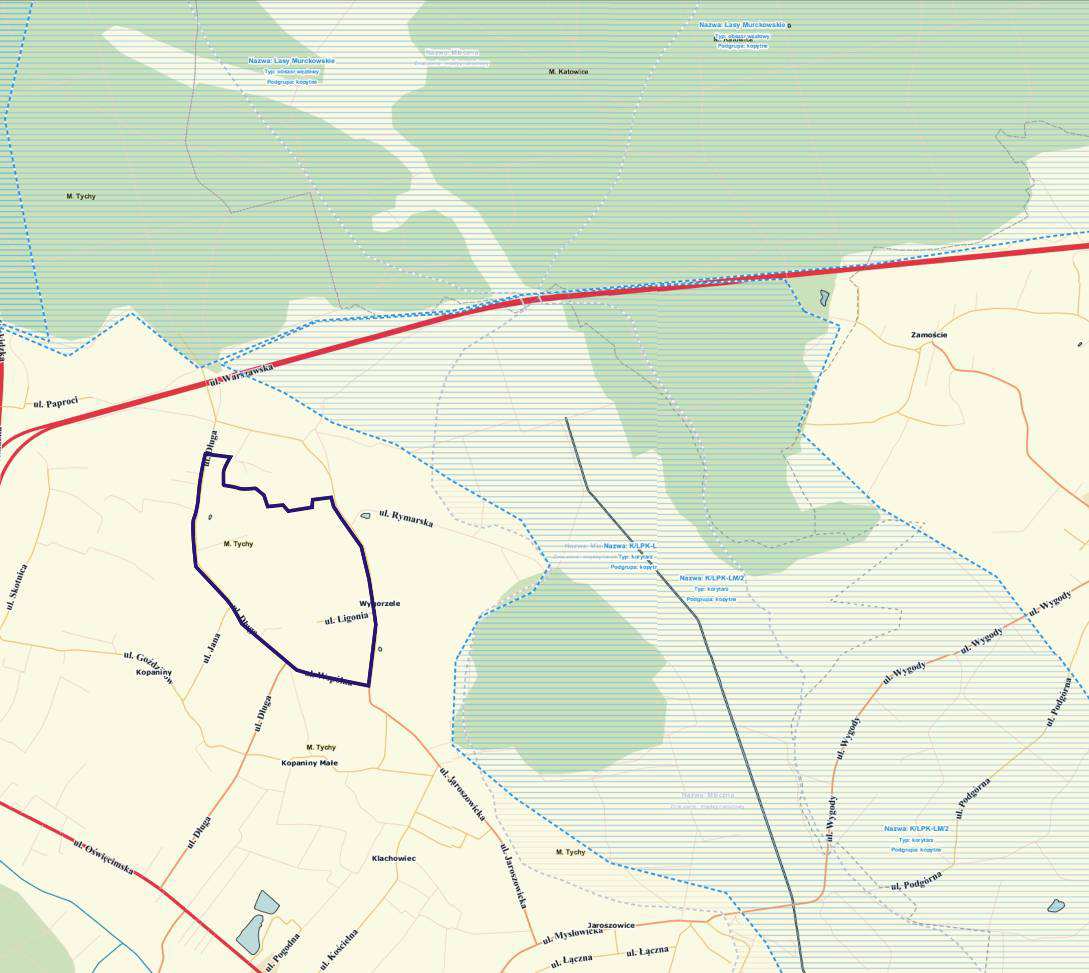 Zgodnie z elektroniczną bazą danych Regionalnej Dyrekcji Ochrony Środowiska w Katowicach (http://www.geoportal.rdos.katowice.