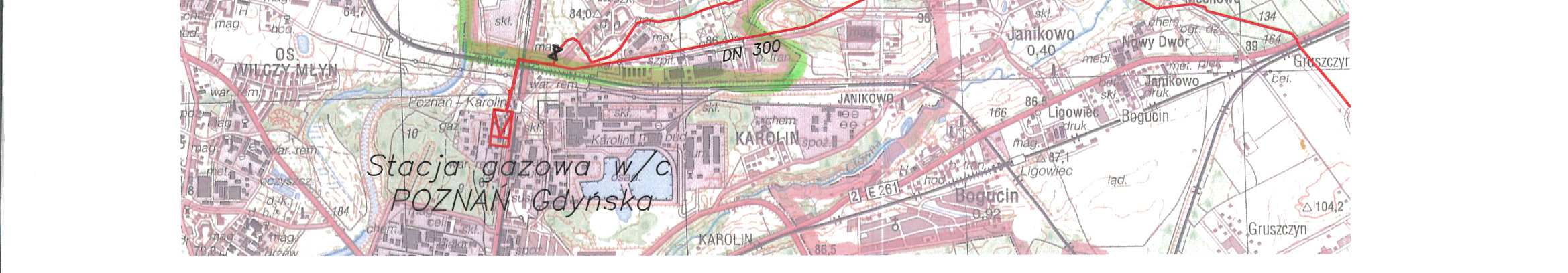 17. ZAŁĄCZNIK NR 2: PRZESYŁOWA SIEĆ GAZOWA Przez teren Gminy Czerwonak