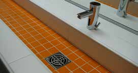 Odwodnienie Schlüter -KERDI-DRAIN Do wewnątrz Poziomy odpływ i syfon Design 3 stal nierdzewna szczotkowana 10 x 10 cm Design 4 podłoże pod posadzkę 10 x 10 cm Design 1 stal nierdzewna ze śrubami 15 x