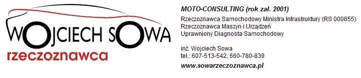 OPINIA Nr: 28/DOA/02/14 Rzeczoznawca : inż. Wojciech Sowa, mgr inż. Wojciech Maruda Zleceniodawca: Adres: Sygnatura akt: Zadanie: GETIN Leasing S.A. ul.