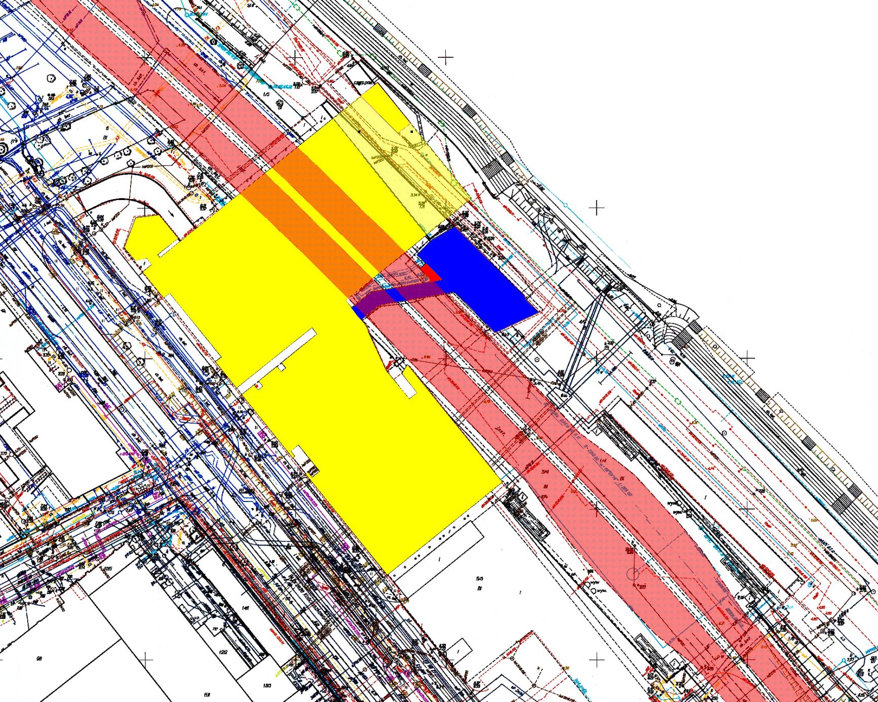 Centrum Nauki Kopernik Nawis nad ulicą Droga w podziemnym tunelu pod budynkami Budynek Nr 3 Budynek Nr 2 Zejścia do podziemneg o tunelu Budynek Nr 1 Źródło: mapa BGiK Miasta Warszawy zmodyfikowana