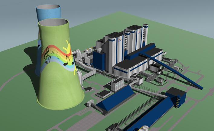 Elektrownia Opole Fundamenty maszynowni: - UMA 6 realizacja w dniach 02 do 05.02.2015 - UMA 5 realizacja w dniach 25 do 28.02.2015 Objętość zabudowanego betonu w każdym z fundamentów to ok.