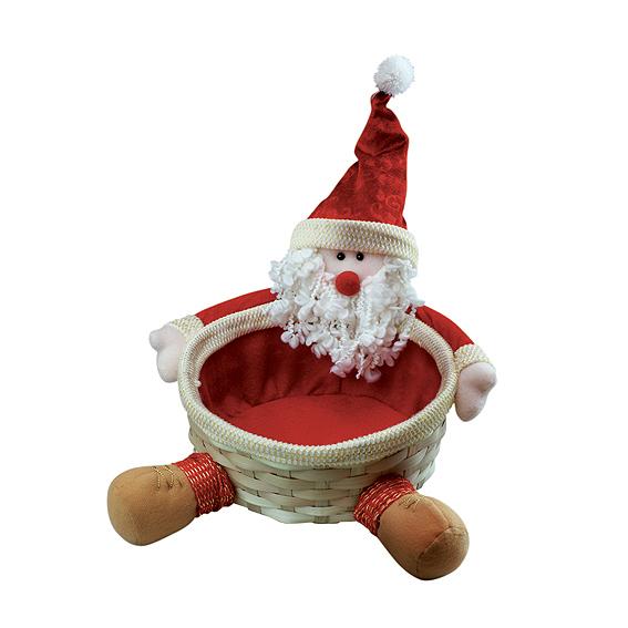 40) 08019: Koszyczek łubiankowy do zapakowania świątecznych drobiazgów sprawi, że nawet najskromniejszy prezent wywoła