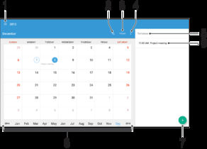 Kalendarz i budzik Kalendarz Aplikacja Kalendarz służy do zarządzania własnym harmonogramem. Po zalogowaniu się na jedno lub wiele kont online z kalendarzami (np.