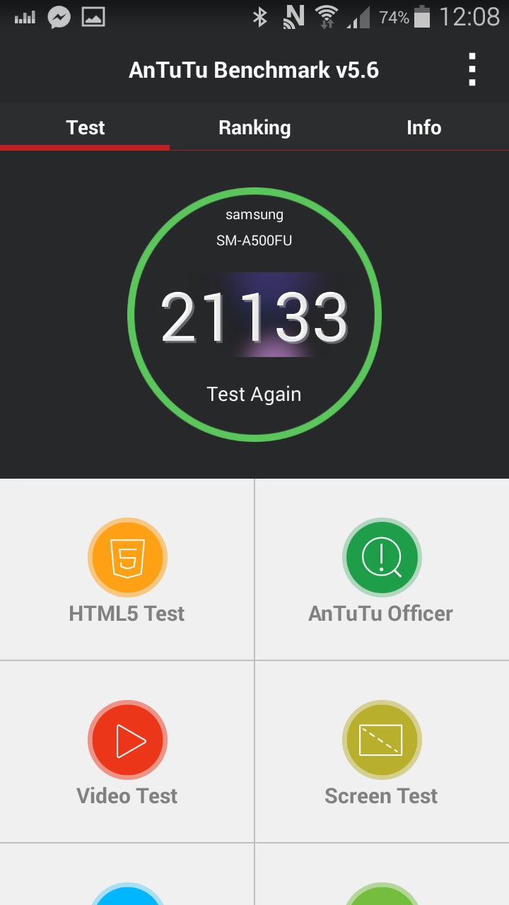 Pełne dane techniczne modelu Samsung Galaxy A5 znajdują się tutaj Test tańszego modelu Galaxy A3 znajduje się tutaj System ocena 5 W Samsungu Galaxy A5 pracuje Android KitKat 4.