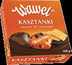 84zł / 100g Mieszanka Wedlowska Classic 10 99 2 59 11 59 Czekoladki Wawel Malaga, Tiki Taki, Kasztanki 430g 25.56zł / 5 99 Petitki biszkopty Lu 120g 21.