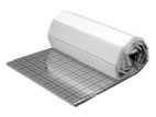 Konstrukcje grzejników pod³ogowych - systemy mocowania rur System KAN-therm Tacker System KAN-therm dostarcza p³yty izolacyjne EPS z foli¹ metalizowan¹ lub laminowan¹ z nadrukiem siatki co 10 cm.