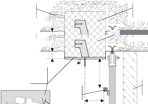 MOCOWANIE PODSTAWY SILNIKA Kotwy Brama 76 mm Zębatka Mur Płyta mocująca 105 mm 50mm Kable Betonowy fundament Śruby umieścić w płycie montażowej, blokując je nakrętką, po czym odgiąć do dołu