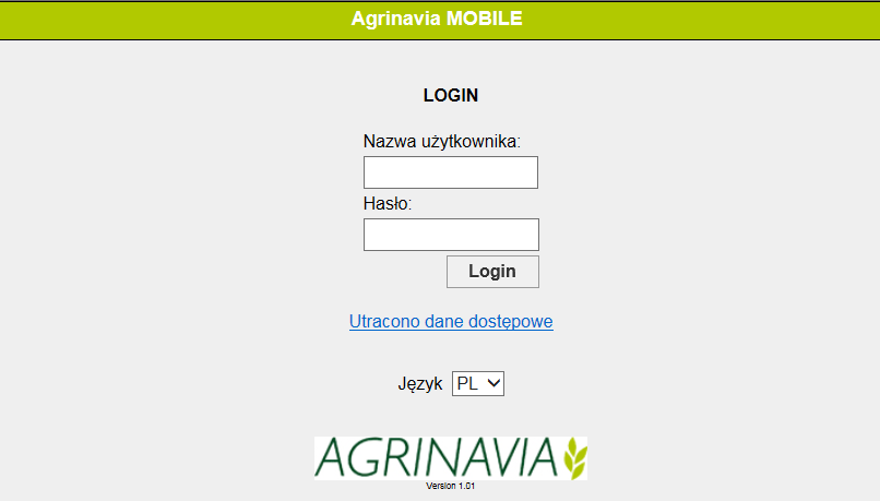 Agrinavia MOBILE Ogólnie Agrinavia Mobile jest mobilną wersją dla użytkowników Agrinavia Management. Agrinavia mobile daje dostęp do edycji, przeglądania i towrzenia zapisów na polach gospodarstwa.