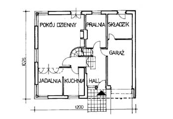 OGÓLNA CHARAKTERYSTYKA BUDYNKU Technologia budowy:............. tradycyjna Podstawowe dane techniczno-użytkowe: Powierzchnia zabudowy.............. 121,11 2 Powierzchnia użytkowa.