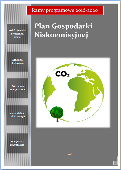 Działalność doradcza Plany Gospodarki Niskoemisyjnej Plan Gospodarki Niskoemisyjnej - dokument strategiczny, w którym opisane są działania inwestycyjne i nieinwestycyjne zaplanowane do realizacji na