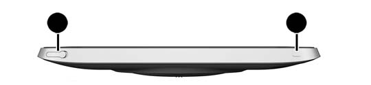 Tył (otwarty) Element Opis (1) Port USB 3.0 Obsługuje urządzenie USB do uwierzytelniania użytkownika, którego można używać, gdy pokrywa we/wy jest zamknięta.