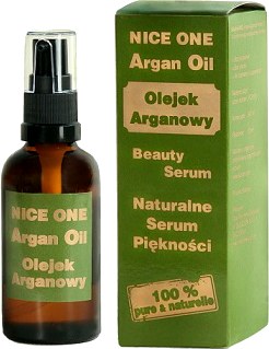 OLEJEK ARGANOWY serum piękności Posiada niezwykłą moc w nawilżaniu i regeneracji skóry. Jest bogatym źródłem witaminy E. Zawiera kwasy tłuszczowe omega 3 i 6.