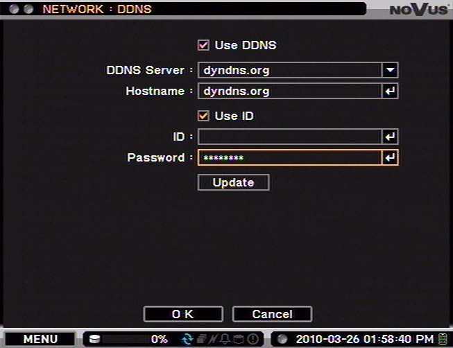 NDR-EA3104M User s manual - 1.0 version RECORDER S MENU 3.5.2.
