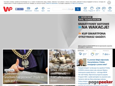 Avaliação do site wp.