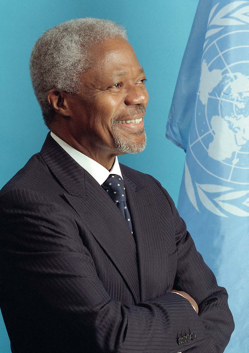2003 Sekretarz generalny ONZ Kofi Annan i wszyscy pracownicy Organizacji Narodów Zjednoczonych UN Photo/Sergey Bermeniev Przyznając w roku 2003 Nagrodę im.