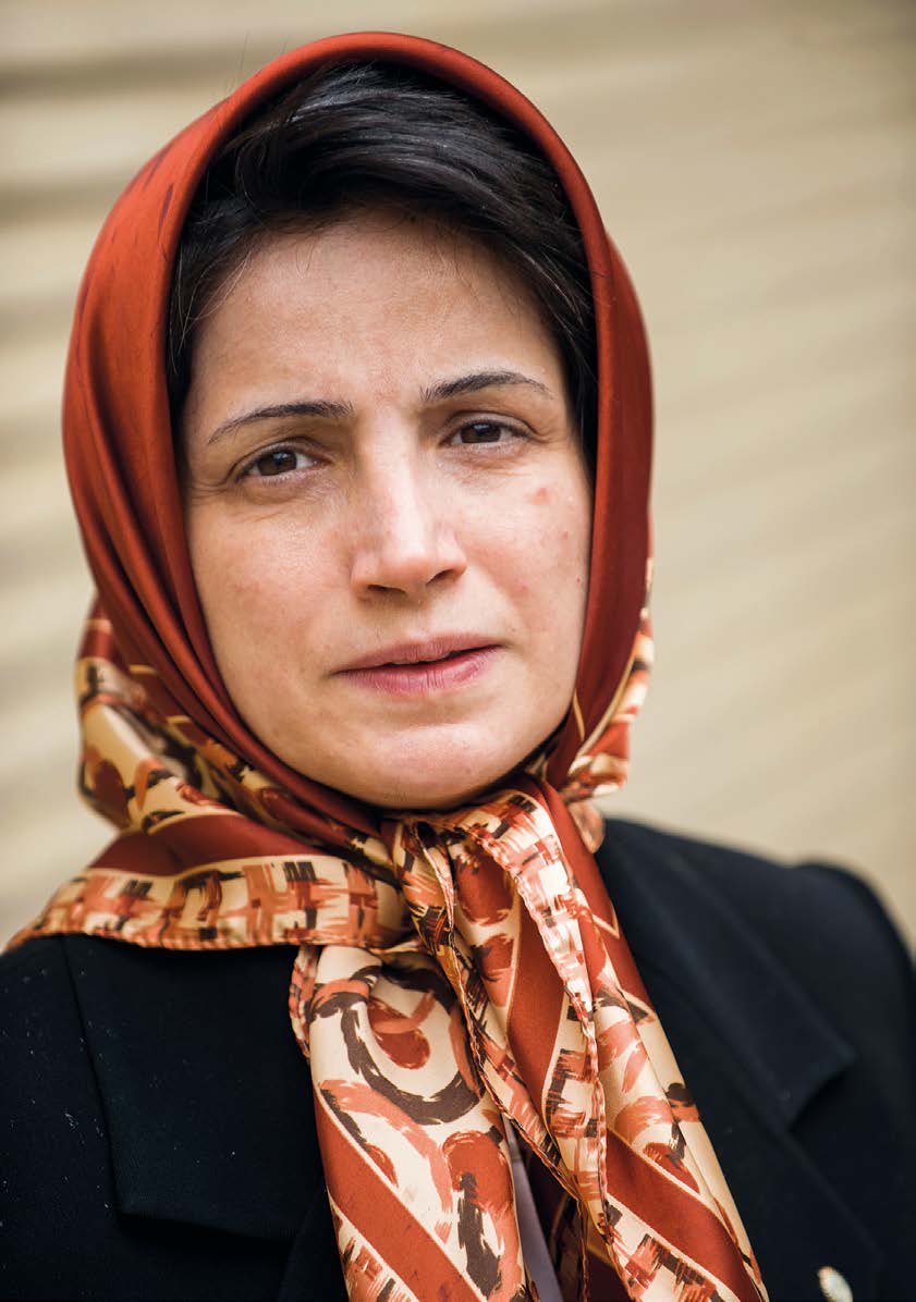 2012 Nasrin Sotoudeh W momencie przyznania jej Nagrody im.
