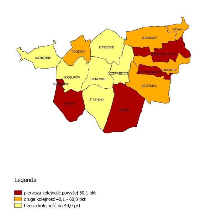 Rys. nr 45 Kolejność wsi do