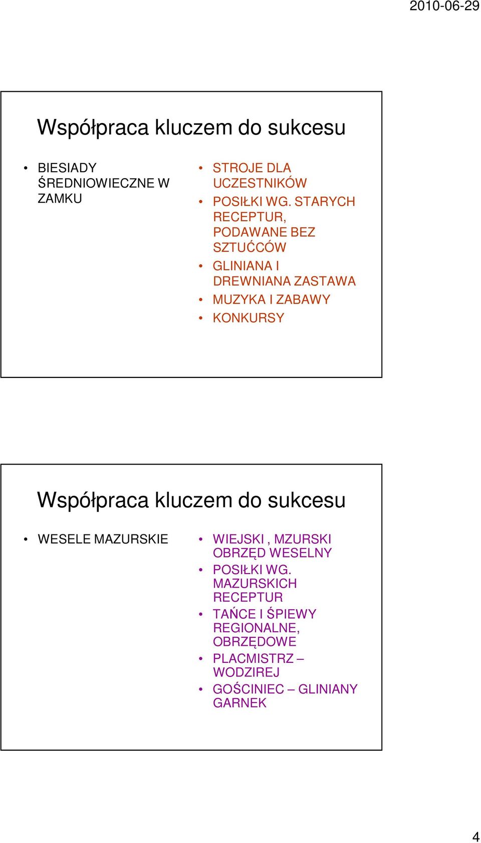 ZABAWY KONKURSY WESELE MAZURSKIE WIEJSKI, MZURSKI OBRZĘD WESELNY POSIŁKI WG.