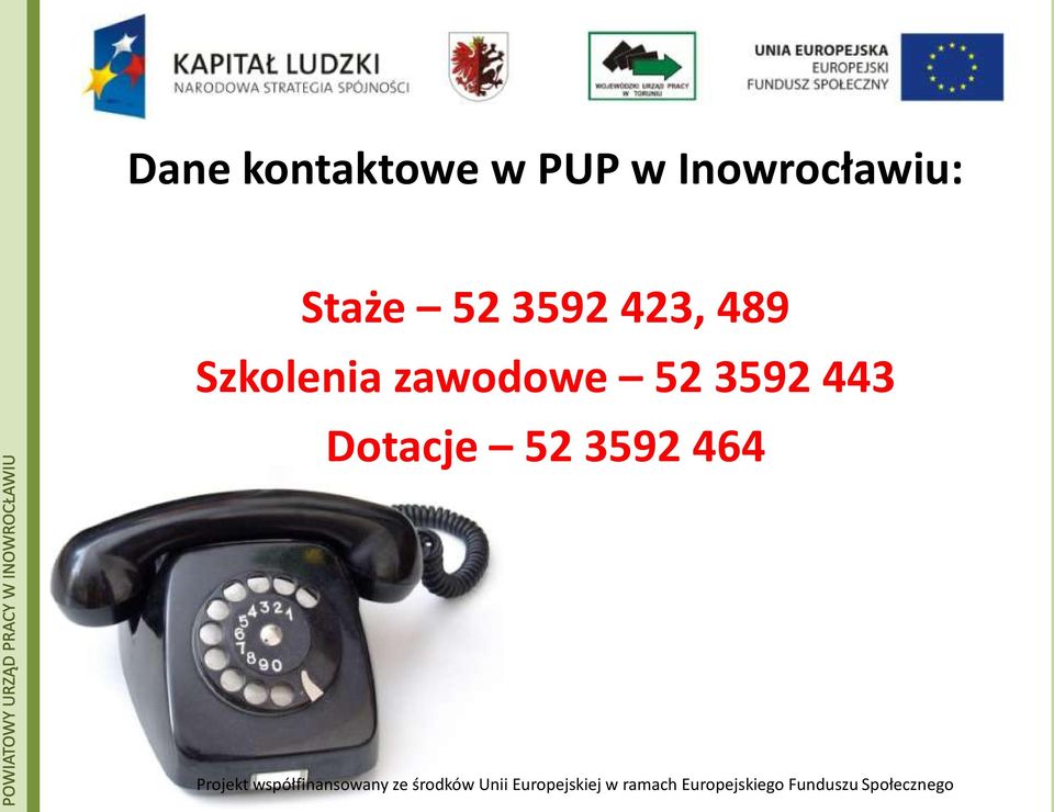 423, 489 Szkolenia zawodowe