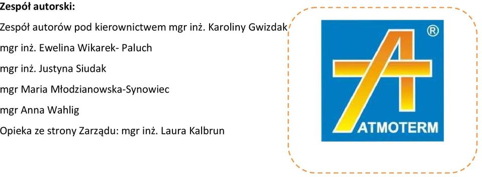 Ewelina Wikarek Paluch mgr inż.