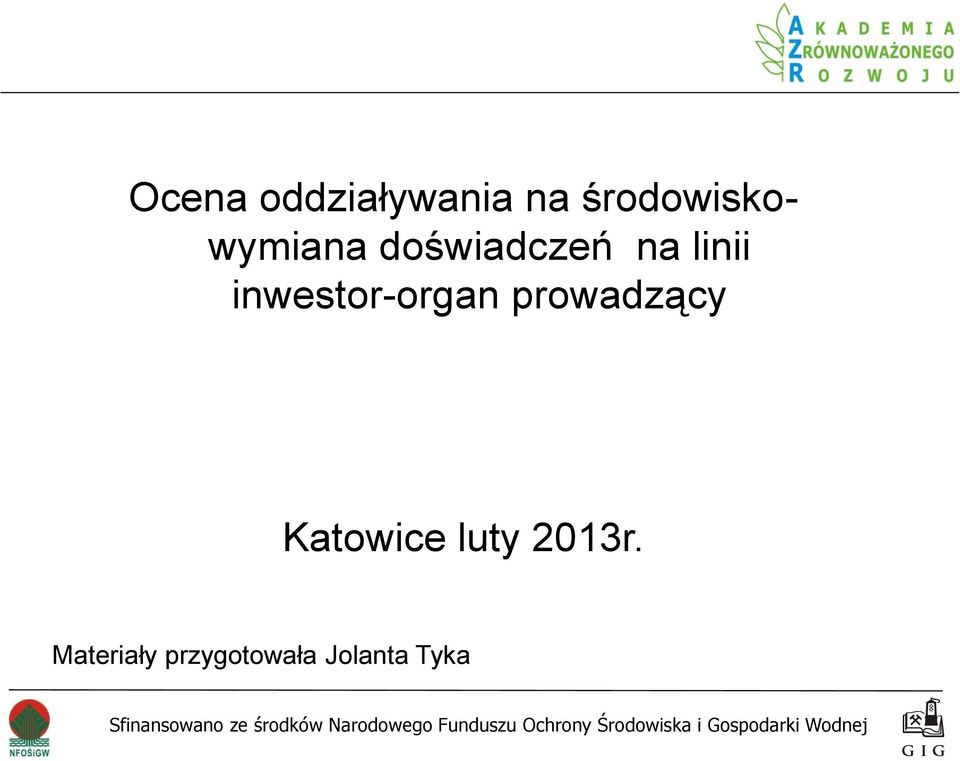 linii inwestor-organ prowadzący