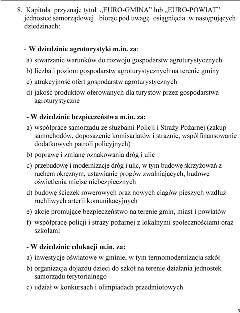 e agroturystyki m.in.