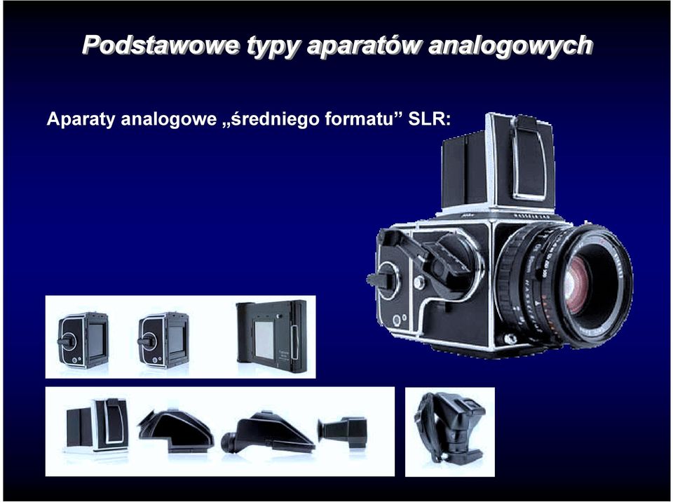 analogowych Aparaty