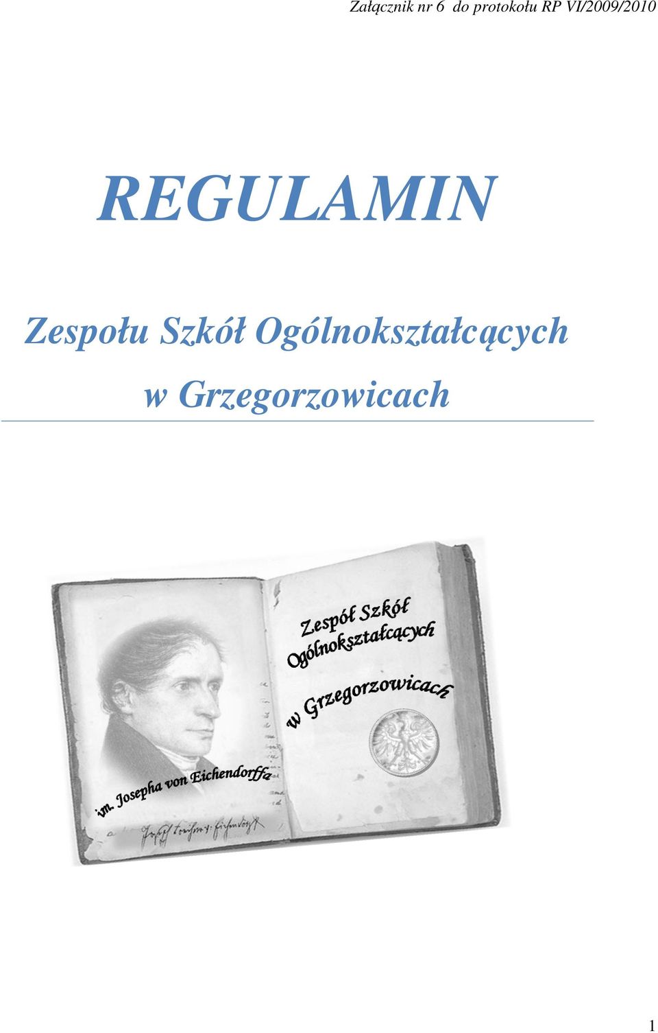 REGULAMIN Zespołu Szkół