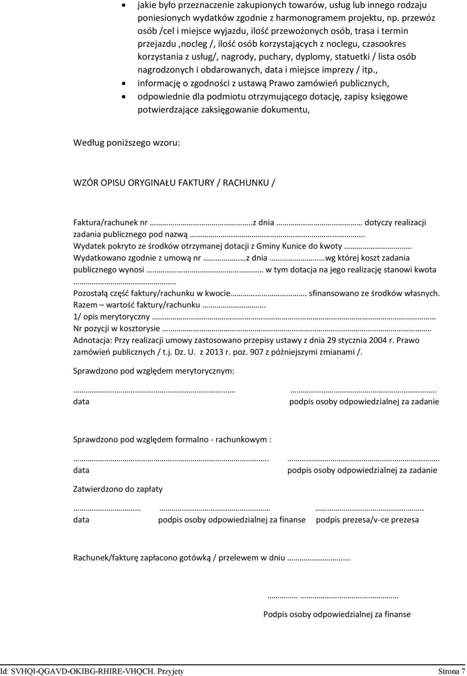 statuetki / lista osób nagrodzonych i obdarowanych, data i miejsce imprezy / itp.