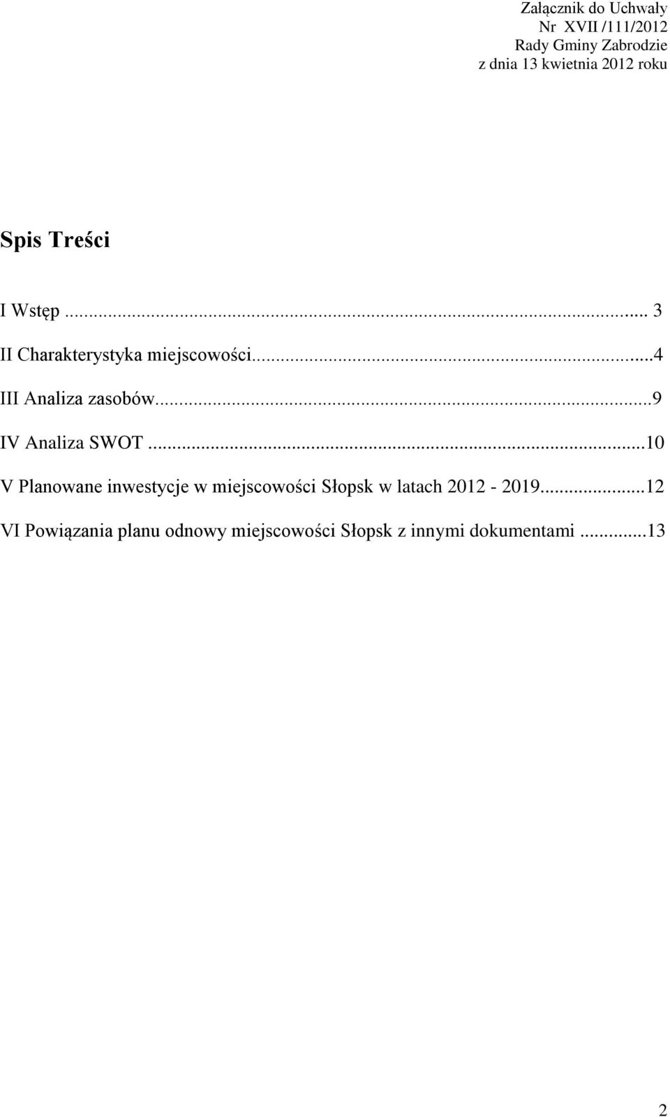 ..9 IV Analiza SWOT.