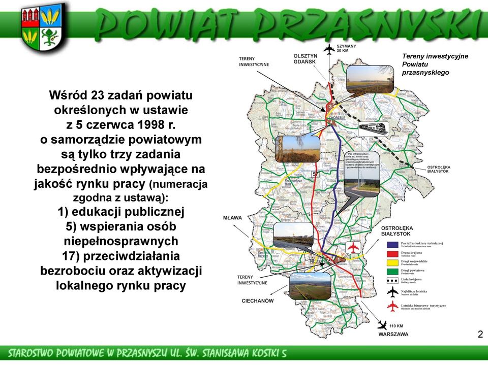 o samorządzie powiatowym są tylko trzy zadania bezpośrednio wpływające na jakość rynku