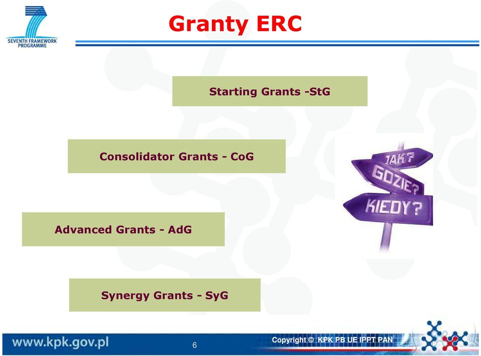 Grants - CoG Advanced