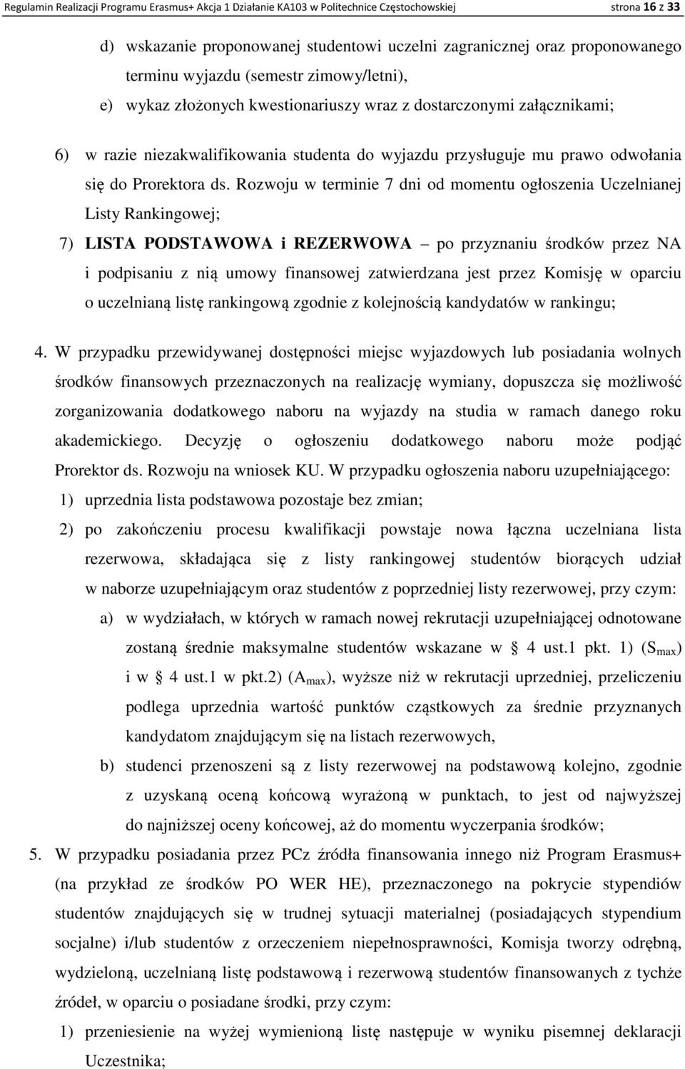 Prorektora ds.