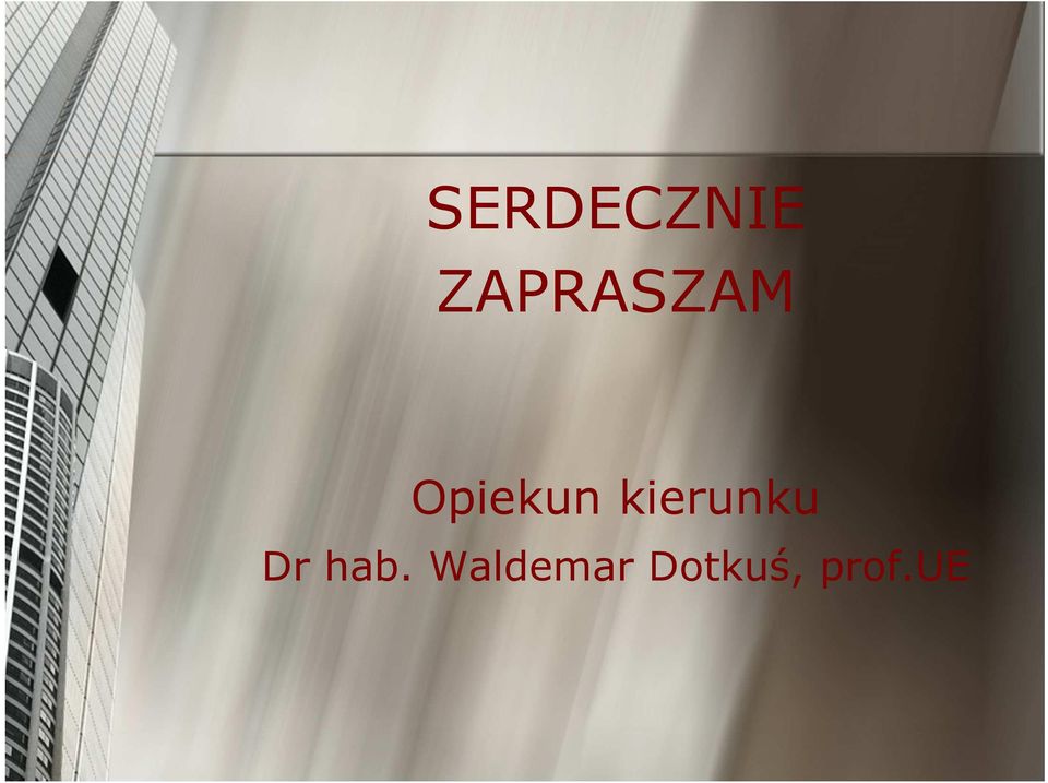 kierunku Dr hab.