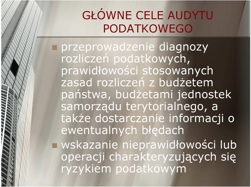 jednostek samorządu terytorialnego, a także dostarczanie informacji o