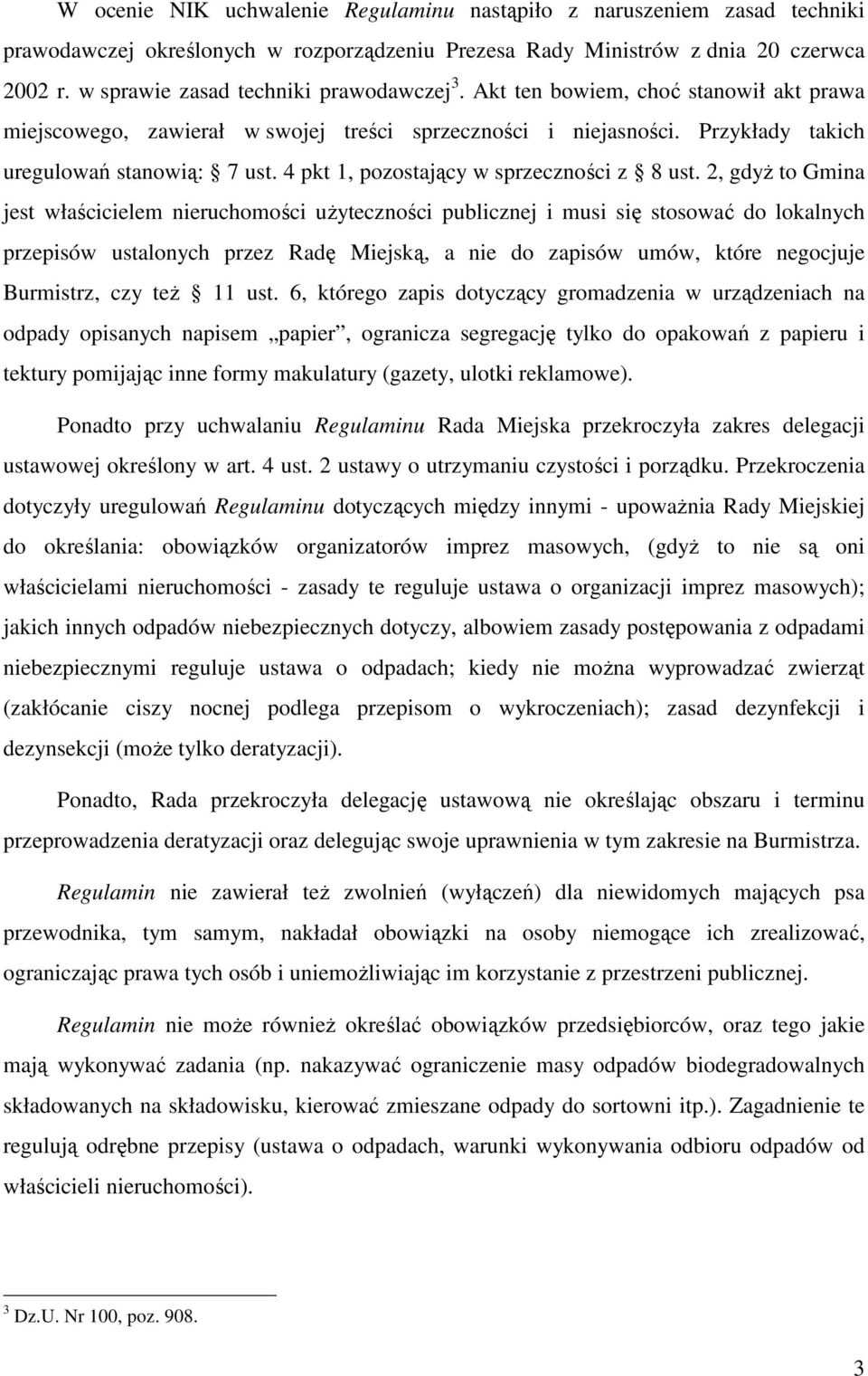 4 pkt 1, pozostający w sprzeczności z 8 ust.
