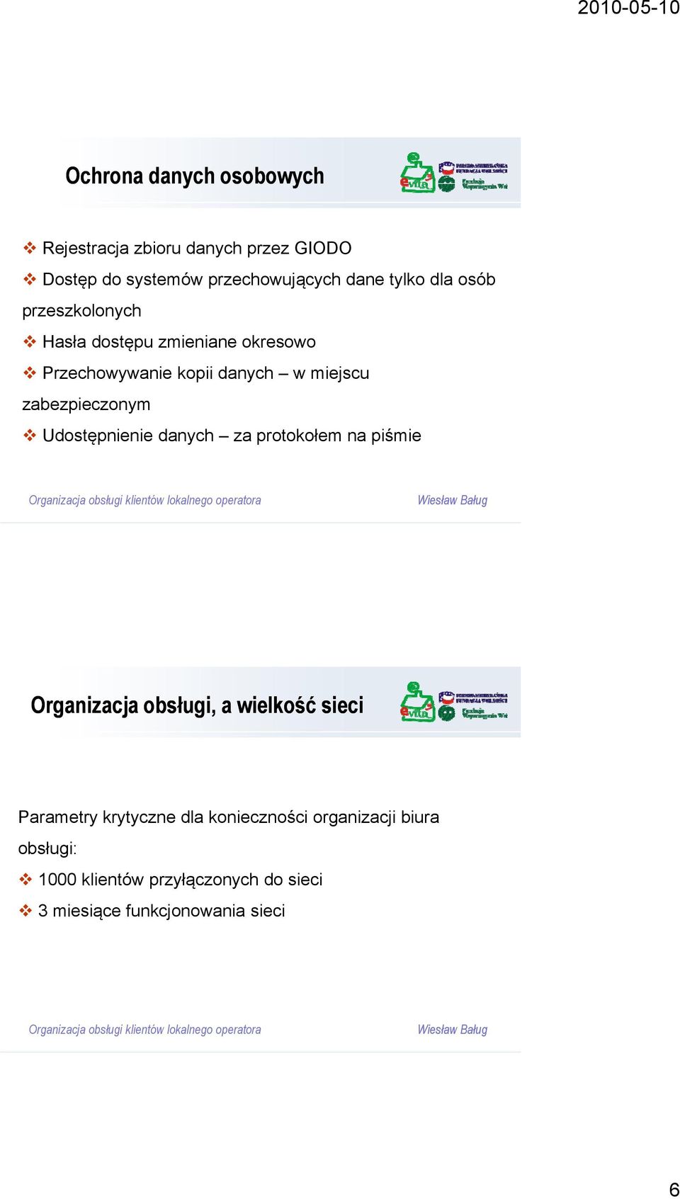 zabezpieczonym Udostępnienie danych za protokołem na piśmie Organizacja obsługi, a wielkość sieci Parametry