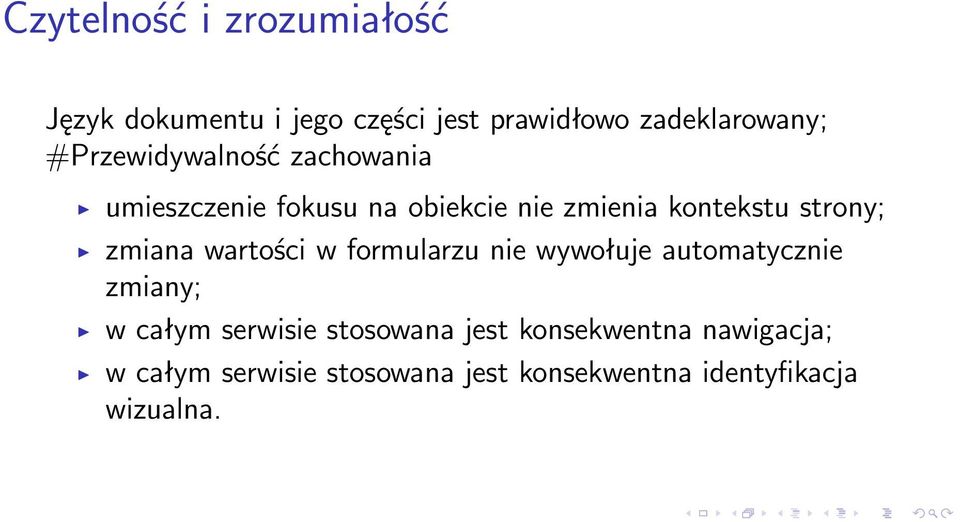 zmiana wartości w formularzu nie wywołuje automatycznie zmiany; w całym serwisie stosowana
