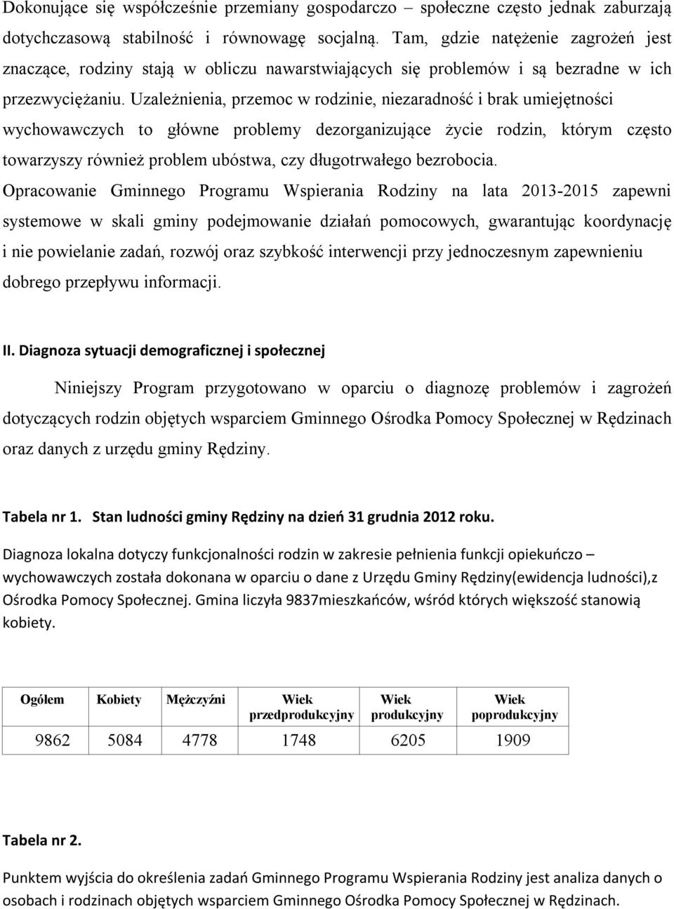 Uzależnienia, przemoc w rodzinie, niezaradność i brak umiejętności wychowawczych to główne problemy dezorganizujące życie rodzin, którym często towarzyszy również problem ubóstwa, czy długotrwałego