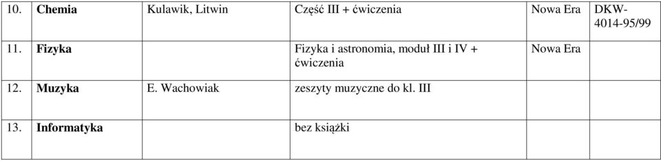 Fizyka Fizyka i astronomia, moduł III i IV + ćwiczenia