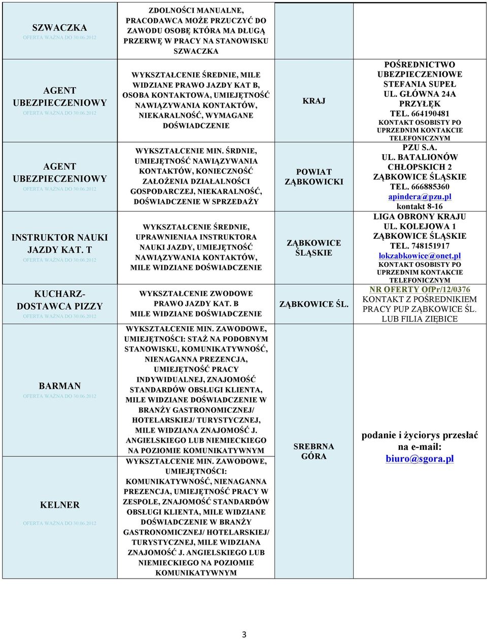 WYKSZTAŁCENIE MIN.