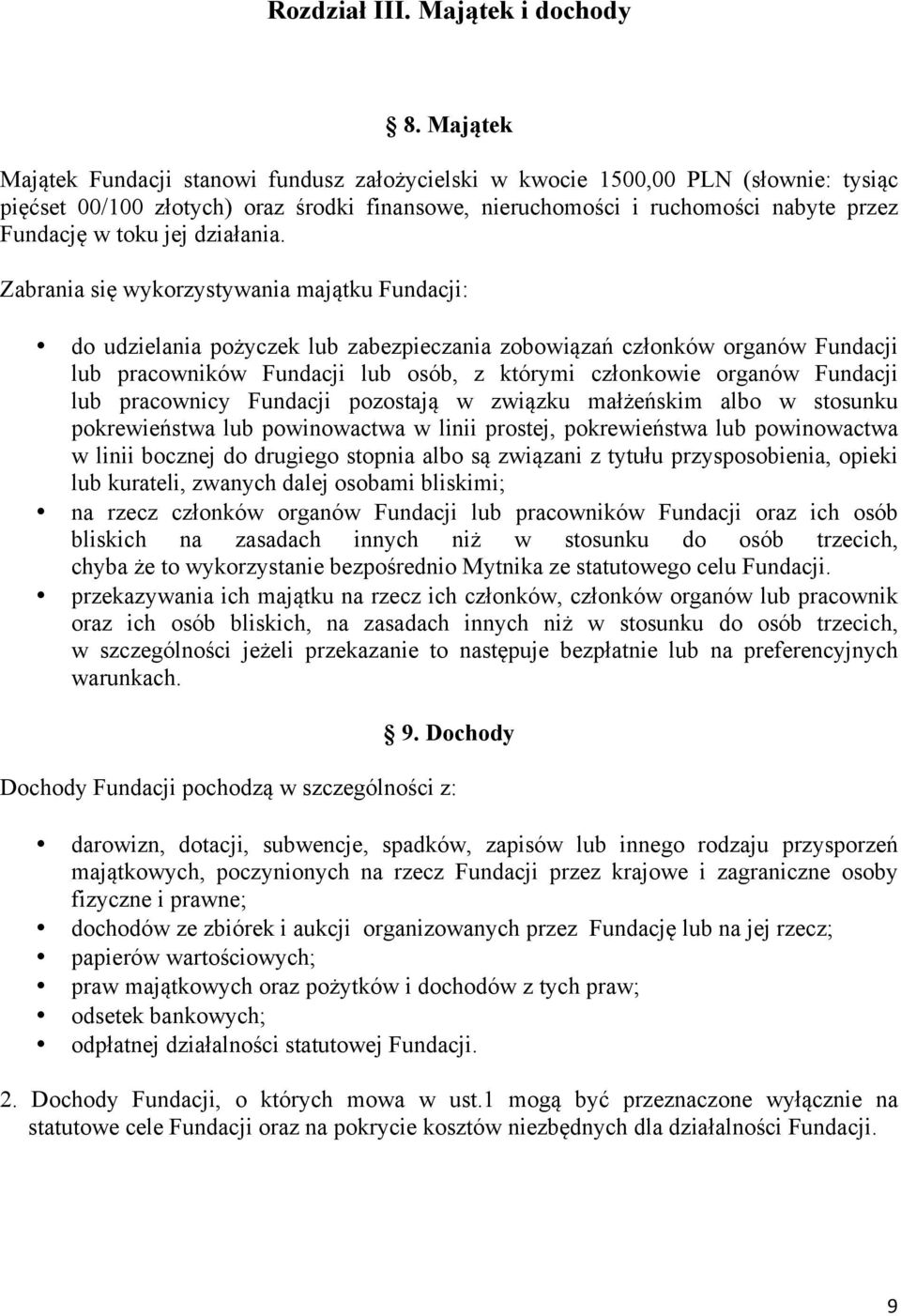 działania.